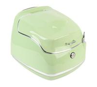 Haofy Caja Universal para Motocicleta de 38 L, Elegante Caja para Casco con Placa Base con Cerradura de Llave para Ciclistas y Scooters (Green)