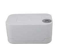 Haofy Calentador de Toallitas, Luz Nocturna Ajustable con Temperatura Portátil para el Cuidado del bebé en Movimiento, Tamaño ABS para Viajeros (WHITE)