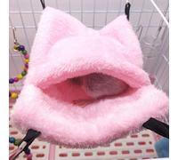 Haofy Cama Colgante para Hámster, Cama Columpio para Hámster de Felpa Suave, Cueva Acogedora para Animales Pequeños de 7,9 a 9,4 Pulgadas (Talla pequeña)