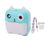 Haofy Cámara para Niños de Impresión Instantánea de 24 MP con Video 1080P - Mini Cámara con Impresora Térmica Pantalla de 2.4 Pulgadas Recargable por USB para Niños Pequeños de Cumpleaños (Azul