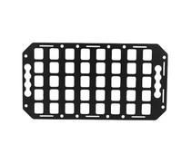 Haofy Camión de Aluminio Bedero Molle Panel Vehículo Molle Organizador Soporte de Engranaje Táctico para Autos SUV SUV Camiones con Montaje de Seguimiento L de Seguimiento