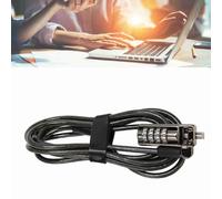 Haofy Candado de Cable para Computadora, Candado de Cable para Computadora Portátil Disuasorio de Robo de Metal, Caja Fuerte Flexible, Resistente y de Alta Resistencia, con