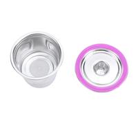 Haofy Cápsula Recargable de Cápsula de café de Acero Inoxidable, Compatible para K10 Plus, K45, K55, K65 con K250, K-Elite, para FlexBrew, Filtro ReUable Ecológico, Metal Portátil