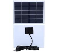 Haofy Cargador de Panel Solar de 3W, Portátil de Alta Eficiencia, Policristalino de 5V para Exteriores, para Proyectos de Acampada y Bricolaje