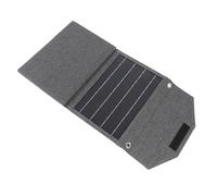 Haofy Cargador de Panel Solar Plegable a Prueba de Agua Portátil de 80W para Exteriores con Salidas USB Dobles