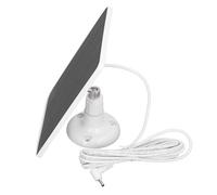 Haofy Cargador de Panel Solar Portátil de 10W IP65 Eficiente para Cámara con Foco de Anillo y Cámara Stick Up, Carga Segura para Uso en Exteriores (CSP4W-DC-W)
