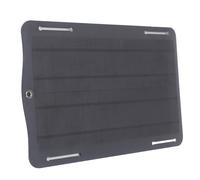 Haofy Cargador de Panel Solar Portátil de 18 V y 10 W, Silicio Monocristalino Eficiente para Coche, Motocicleta, Tractor, Barco, Diseño Ligero y Ecológico