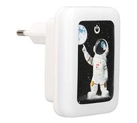 Haofy Cargador de Pared con Luz Nocturna LED, Cargador de Pared USB 5V 2.4A Control Táctil Regulable de Carga Rápida para Dormitorio
