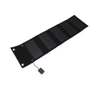 Haofy Cargador Solar de 20 W Plegable con Salida USB de 5 V IP65 Banco de Energía Portátil Impermeable para Aventuras Al Aire Libre, Viajes de Senderismo, Preparación para Emergencias