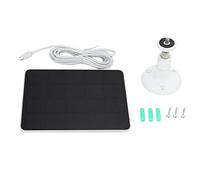 Haofy Cargador Solar de Baja Potencia de Silicio Monocristalino del Panel Solar de 5V 4W para Cámaras de Seguridad y Monitoreo Al Aire