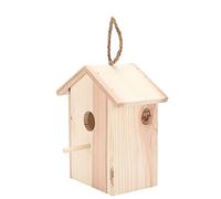 Haofy Casa de Pájaros de la Ventana de Madera Saugbecher Al Aire Libre -Vogelhaus para Ventanas para el Hogar, en la Que Se Observan Varias Aves en la Decoración del Pueblo