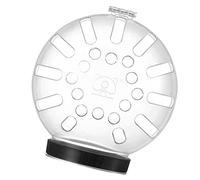 Haofy Casco con Bozal para Gatos, Diseño de Burbuja Ajustable para Gatos Pequeños y Grandes, Casco de Aseo de Plástico Transparente con Correas Seguras para Recortar Las Uñas, Citas con el (M)