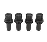 Haofy Casquillo de Bombilla de Marcador Lateral, Casquillo de Bombilla de Luz de Estacionamiento de Plástico, 4 Piezas, Reemplaza OE 9007560077 9007560046 9007560056 para Lámpara Trasera de Señal de