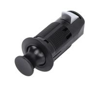 Haofy Cerradura con Botón para Gabinete, Pestillo con Botón para Cajón de Armario, Cerradura con para Puerta, Elegante Perilla de Cierre sin Llave, Tacto Suave, Material Resistente (BLACK)