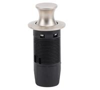 Haofy Cerradura con Botón para Gabinete, Pestillo con Botón para Cajón de Armario, Cerradura con para Puerta, Elegante Perilla de Cierre sin Llave, Tacto Suave, Material Resistente (Color Perla Ni)