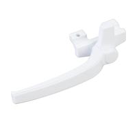 Haofy Cerradura de Manija de Ventana de Aleación de Aluminio Resistente, Juego Completo para Puertas y Ventanas Corredizas, Manija de Ventana de 4 Piezas con Tornillos (WHITE)