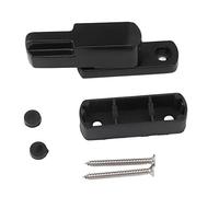 Haofy Cerradura de Marco para Ventana, Aleación de Aluminio en Forma de T con Mecanismo de Cierre Seguro para Ventanas Correderas, Apartamentos Pequeños, RV Life, Seguridad en el Hogar (BLACK)