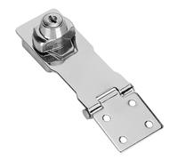 Haofy Cerradura de Puerta de Gabinete Cerradura de Cajón de Aleación de Zinc con Borde Redondeado Fijación de Tornillo de Cerrojo Antirrobo para Taquillas Congeladores Armarios y Puertas de