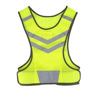 Haofy Chaleco Deportivo, Chaleco de Seguridad Reflectante de Malla Ligera, Ciclismo y Fluorescente de Alta Visibilidad, Ajuste Ajustable para Exteriores