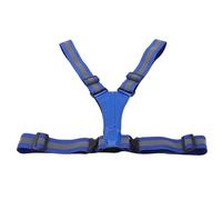Haofy Chaleco Reflectante LED de Alta Visibilidad con Reflejo de Múltiples ángulos para Correr con Seguridad Al Aire (Blue)