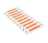 Haofy Chip LED COB 12V 2W Módulo de Lámpara LED de Aluminio Paquete de 10 160 Lúmenes Disipación de Calor de Luz Suave Uniforme de 120 Grados para Luz Interior de Automóvil DIY Rojo (rojo)