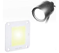 Haofy Chip LED COB, Fuente de Luz Blanca Cálida Integrada de 12V 50W 3000-3200K, Módulo de Proyección de Alta Potencia 4500-5000lm para Iluminación Interior y Exterior (6000-6500K)