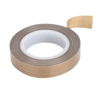 Haofy Cinta Adhesiva Resistente Al Aislamiento de Cinta de Tela de Vidrio PTFE de Alta Temperatura para Sellador Al Vacío de 32,8 Pies para Industrias de Embalaje (0,18 * 13mm)