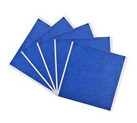 Haofy Cinta de Cama para Impresora 3D Azul, Hoja de Adhesión de Papel crepé Sensible a la Presión, 8,3 X 7,9 Pulgadas, Paquete de 5 para ABS, PLA, PETG, FDM, Impresión, Aficionados, Taller en Casa,