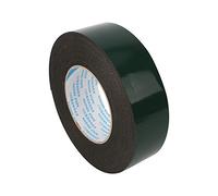 Haofy Cinta de Espuma de Doble Cara Resistente Al Agua, Adhesivo Duradero de Color Negro para Conexiones Eléctricas de Antena de Casa y Coche, 10m