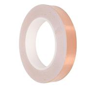Haofy Cinta de Lámina de Cobre con Fuerte Viscosidad de Sujeción y Propiedades Ignífugas Cinta de Cobre de 20 Mm para Computadoras Portátiles y Fotocopiadoras