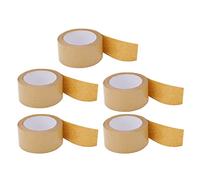 Haofy Cinta de Papel Kraft Resistente Al Agua, Cinta de Embalaje Biodegradable de Fácil Desgarro para Embalaje Eficiente, 5 uds.