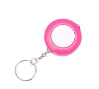 Haofy Cinta Métrica Flexible, Mini Llavero Retráctil, Regla de Costura para Medir el Cuerpo, Artesanía Hecha a Mano, Tejido a Medida, Herramienta de Medición de Tela Ligera y Portátil de Colores