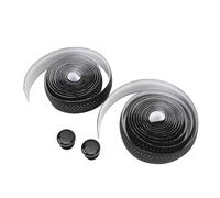Haofy Cinta para Manillar con Agarre de Silicona, Envolturas para de Ciclismo para Absorción del Sudor y Estabilidad (Negro con fondo blanco.)