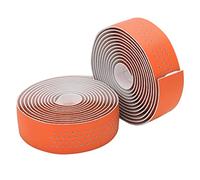 Haofy Cinta para Manillar de Bicicleta, Envolturas Suaves y Transpirables para Barra de Carretera con Tapones Finales para Ciclismo de Larga Distancia (ORANGE)