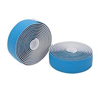 Haofy Cinta para Manillar de Bicicleta, Envolturas Suaves y Transpirables para Barra de Carretera con Tapones Finales para Ciclismo de Larga Distancia (BLUE)