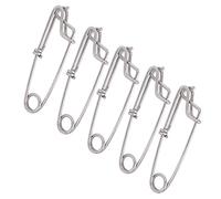 Haofy Clamp/Holder de Presión de Palangre, Pasador de Calabaza de Acero Inoxidable para Pesca en el Océano y en Agua Dulce, Paquete de 5, Fácil Fijación, Agarre de Alta Tensión, Medidas 0,14 X 4,92