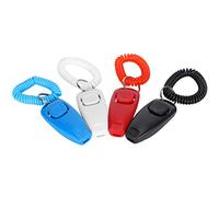 Haofy Clicker de Entrenamiento de Diseño Integrado y Silbato de Recuperación, Pulsera Fácil de Llevar, Entrene a su de Forma Segura y Sencilla