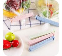 Haofy Clips de 5 Piezas de Espesor y Bolsas de Comida, Hechos de Material de PP, Sellador de Bolsas de té de Bocadillos Dobles para Leche en Polvo, Sal, Avena, Clamp/Holder de Sellado Multifunción