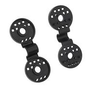 Haofy Clips de Carga de Tela de 100 Piezas de Sombra Light Anti -Bird Stinging Fasturing Clips para Usar Al Aire Libre (Black)