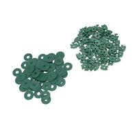 Haofy Clips de Fijación de Invernadero 100 Piezas, Clips de Torcedura de Plástico Premium con Arandelas, Uso de Envoltura de Reducción de Burbujas de Agarre Firme, Instalación de Película de