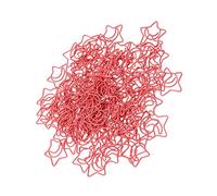 Haofy Clips de Papel de Estrella y Luna, Clips de Papel No Lindos para la Clasificación de Documentos 100pcs, Trabajo de Trabajo de de la Oficina Material de Hierro, Manténgase Elegante en su Lugar