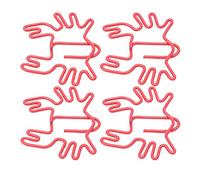 Haofy Clips de Papel para Niños, Clips de Papel de Estilo de Cangrejo de 100 Piezas, Etiquetas Pequeñas de Forma de Animal Creativo para Organizar Fotos y Letras, Luz y Portátil, Adecuado para la