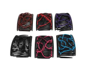 Haofy Clips Vintage, de Peine Doble Vintage, Ventanas Elásticas Mágicas para una Mujer