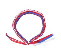 Haofy Collar de Graduación Trenzado Hecho a Mano con Cinta Suave Lei para la Universidad de la Escuela Secundaria, Collar de Poliéster de 120 Cm para la Fiesta de Graduación (A)