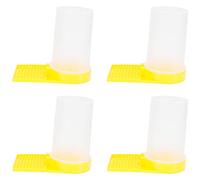 Haofy Comedero de Entrada para Colmena de Abejas, Dispensador de Agua de Plástico, Cuenco Resistente para Beber Abejas para una Apicultura Eficiente