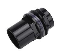 Haofy Conector de Tubería de Acuario Conector de Tubo Recto de PVC 40 Mm 5 Piezas con Estera de Goma Extremos Hexagonales Hilos Pulidos para Filtro de Pecera Tubería de Agua Accesorios de Acuario