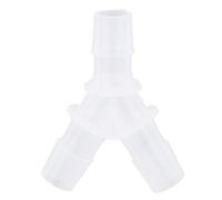 Haofy Conector de Tubo de Aire para Acuario, Junta de Tubería de Agua de Plástico, Diseño en Forma de Y para Ramificación Flexible en Acuarios Y Bombas de Aire (3.9MM)