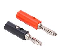 Haofy Conectores Tipo Banana para Altavoz de 4 Mm, Conectores de para Inversores y Dispositivos Electrónicos, Paquete de 50