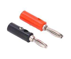 Haofy Conectores Tipo Banana para Altavoz de 4 Mm, Conectores de para Inversores y Dispositivos Electrónicos, Paquete de 50