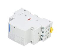 Haofy Contactor de CA Doméstico Eficiente 4P 16A 24V 220V/230V con Diagrama de Cableado para Entusiastas del Bricolaje (220V/230V)
